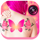 💟Tattoo Me: Girls Tattoo Design &amp;Tattoo Simulator icon