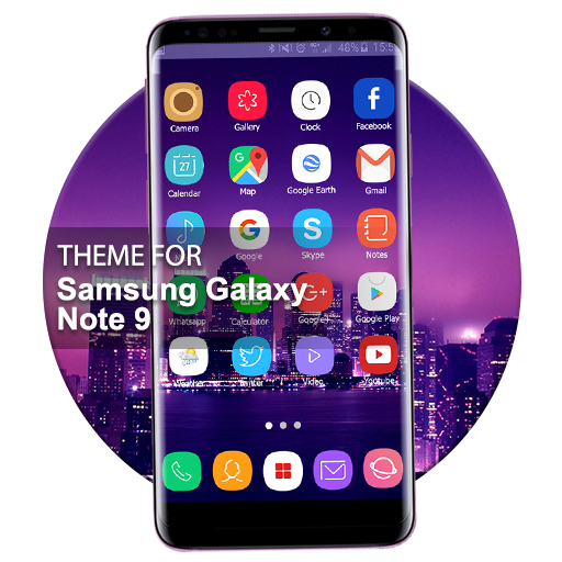 موضوع لسامسونج غالاكسي ملاحظة 9 أيقونة