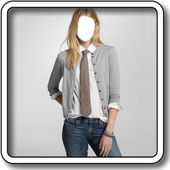 Women Tie Dress Fashion icon