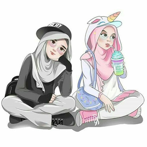 Anime niqab wallpaper icon