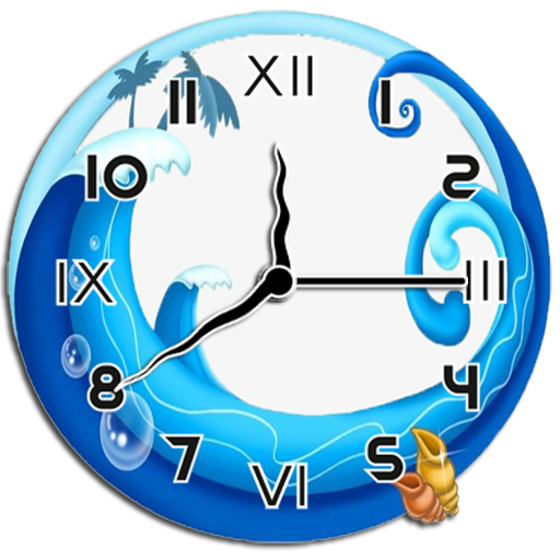 Aquarium clock live wallpaper free icon