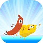 Sausage jumper Hot-dog coin Party