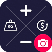 Calculator All in One :Photo Maths, Unit Converter icon