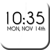Clean Digital Clock icon
