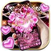 Pink Love Heart keyboard icon