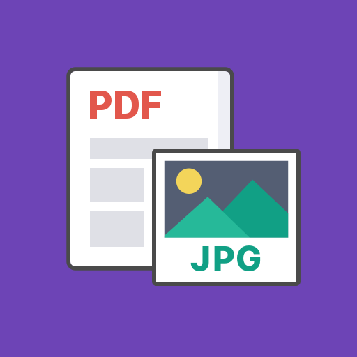 Convert PDF to JPG with PDF to Image Converter icon