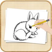 How To Draw Rabbit icon