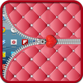 Red Diamond Zipper Lock icon