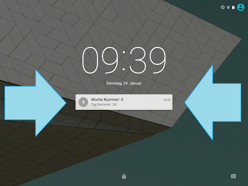 Kalenderwoche in Statusleiste screenshot 8