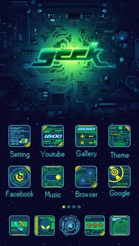 Geek GO Launcher Theme screenshot 1