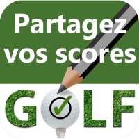 Golf Partager mes scores en direct sur téléphone