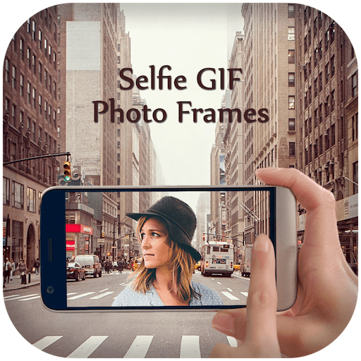 Selfie GIF Photo Frame Editor icon