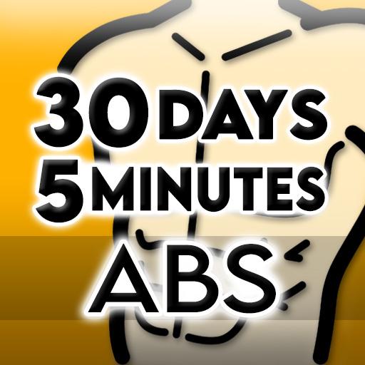 30 Days 5 Minutes ABS Workout Challenge icon