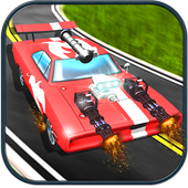 Fast Car Racing &amp; Shooting Hurdle Simulator icon