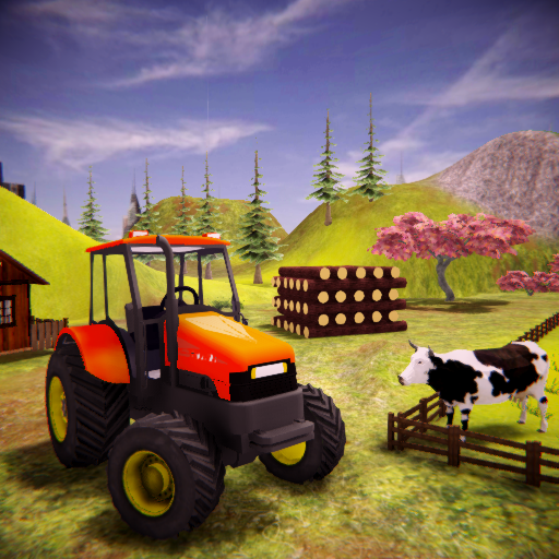 Cargo Tractor Trolley Transport Farming Simulator أيقونة