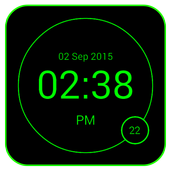 LED Digital Clock - minimal أيقونة