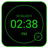 LED Digital Clock - minimal on 9Apps