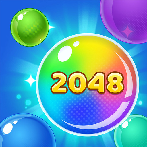 lucky bubble 2048 icon