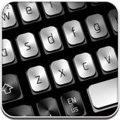 لوحة المفاتيح أسود أبيض on 9Apps