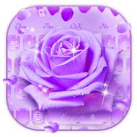 Purple Rose Keyboard on 9Apps