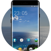 Sea beach theme summer vacation wallpaper icon