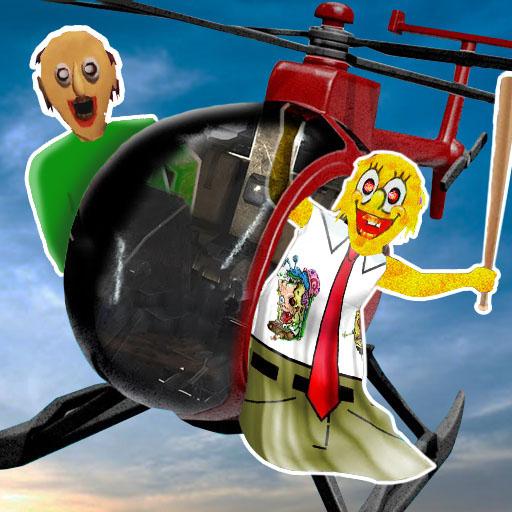Helicopter sponge granny and brandy icon