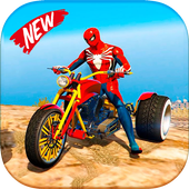 Spider Hero Bike Race icon