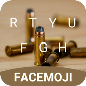 Bullet Fire Emoji Keyboard Theme for Facebook icon