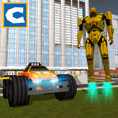 Flying Iron Robot Monster Truck Hero icon