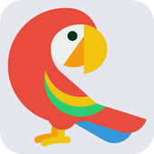 How to draw a parrot icon