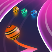 Dancing Color Ball Road icon