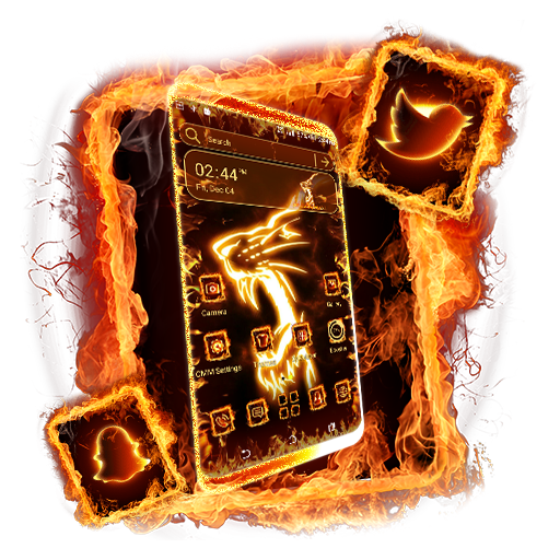 Fire Lion Launcher Theme icon