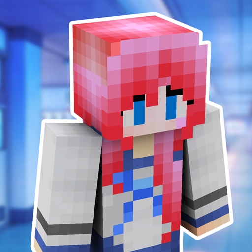 School Girl Skin For Minecraft أيقونة