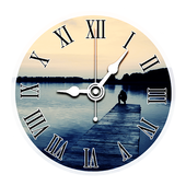 Lake clock live wallpaper icon