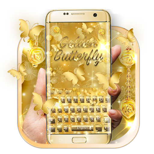 ikon Neon Gold Butterfly Theme