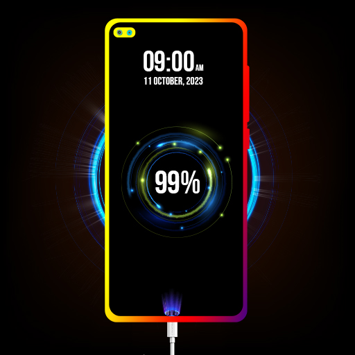 Battery Charging Animation LED icon