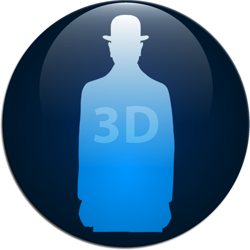 Magritte 3D icon