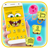 Cute Yellow Cartoon Theme icon