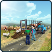 Farm Animal Transporter Truck icon