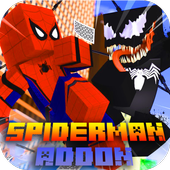 Spider-Man Addon 2018 for MCPE أيقونة