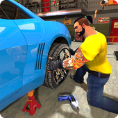 Flat Tire Car Mechanic Simulator icon