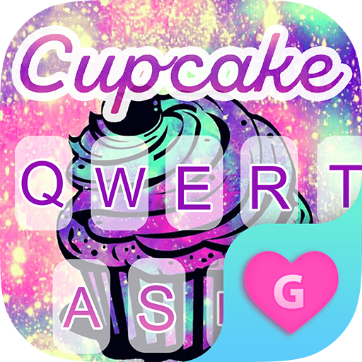 Unicorn Cupcake Keyboard Theme for Girls icon
