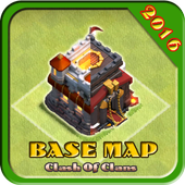 Base Map Clash Of Clans 2016 icon