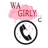 wa pink girly terbaru icon