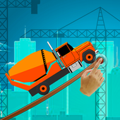 Construction Road Draw icon