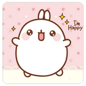 Molang Kawaii Wallpaper HD icon