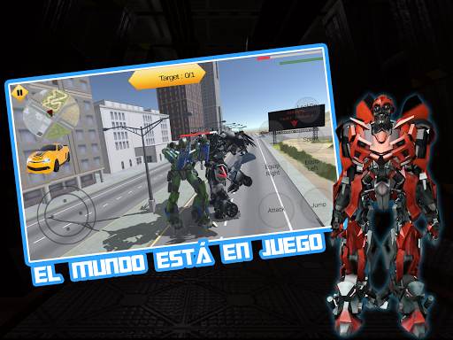 Coche de guerra mundial robot screenshot 1