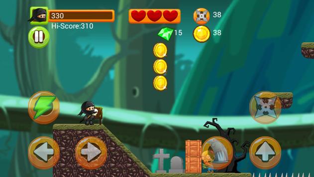 Samurai Ninja Dash vs Zombies screenshot 2