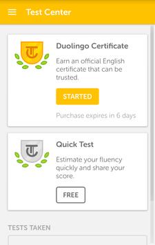 Duolingo English Test 1 تصوير الشاشة