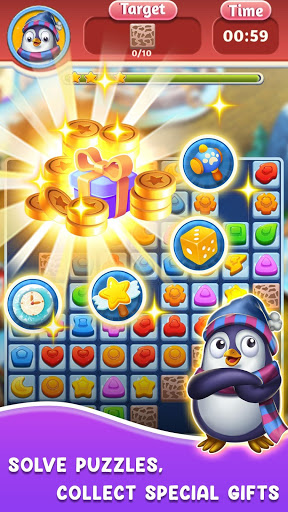 PEW PENGY - MATCHING PUZZLE & PAIR CONNECTION screenshot 4